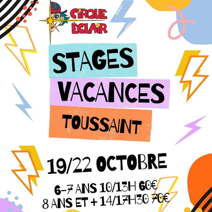 Stage de cirque vacances Toussaint