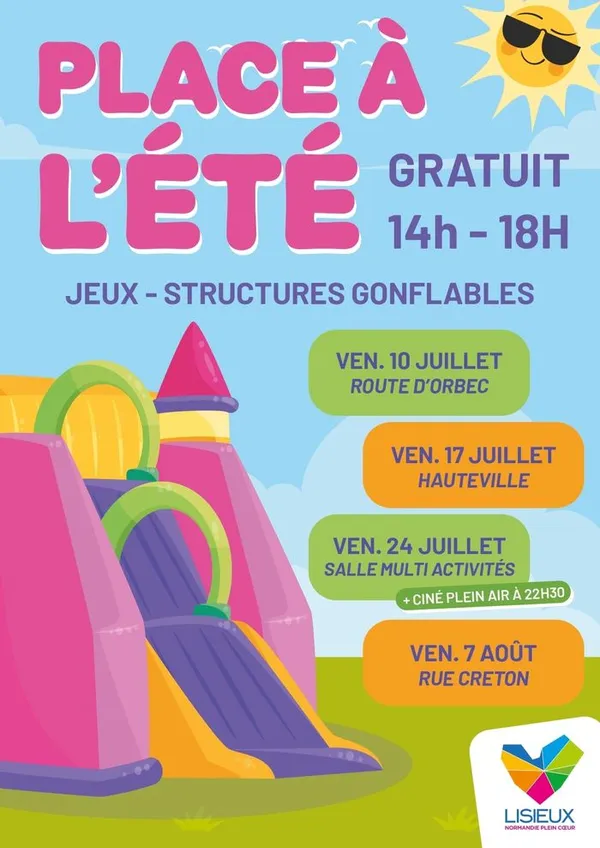 Place à l'été - Jeux & structures gonflables