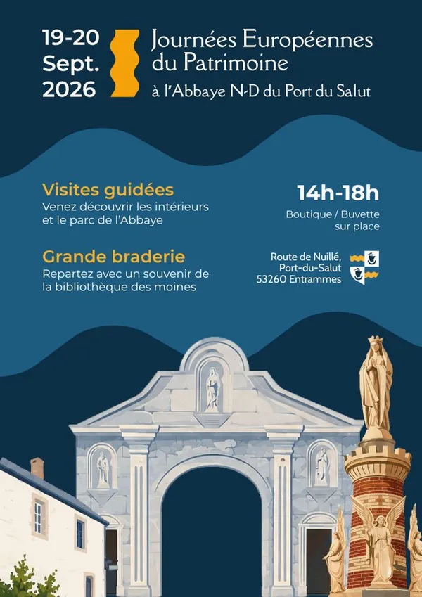 Braderie de livres à l'abbaye du Port du Salut