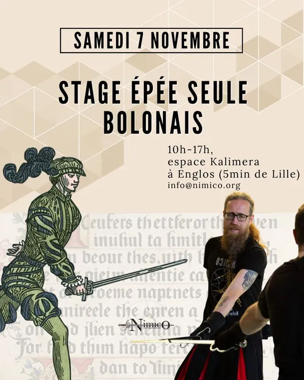 Stage épée seule Bolonais à Lille
