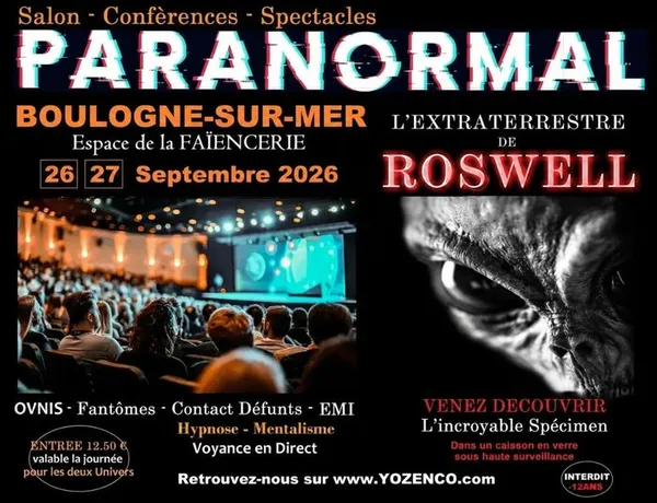 Salon du Paranormal au l'Espace de la Faiencerie à Boulogne-sur-Mer
