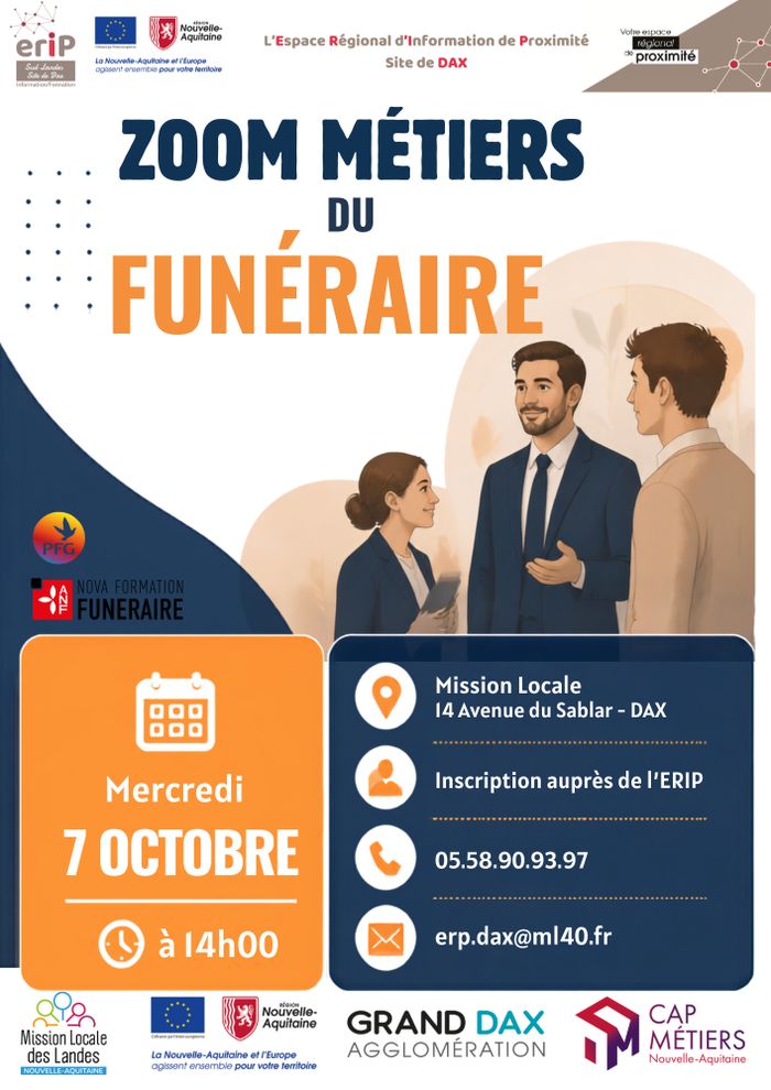 Zoom métier du Funéraire