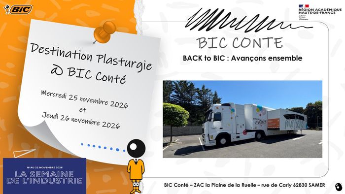 Destination Plasturgie@BIC Conté