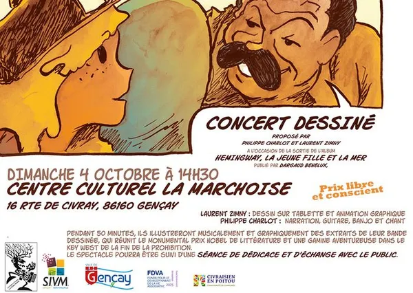 Concert Dessiné + Dédicace