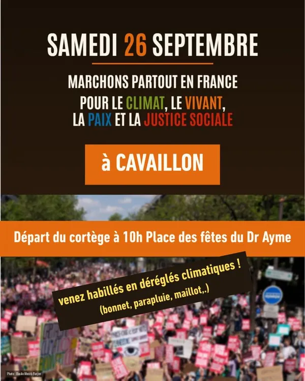 Marche pour le climat, le vivant, la paix et la justice sociale