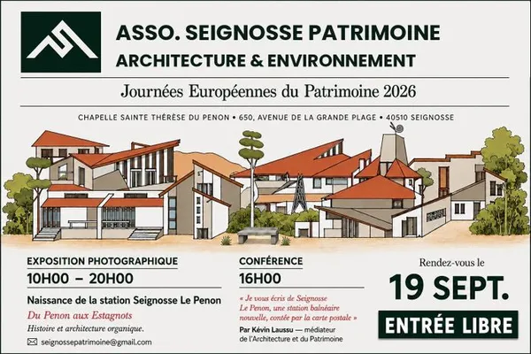 Conférence : "je vous écris de Seignosse Le Penon, une station balnéaire nouvelle, contée par la carte postale"