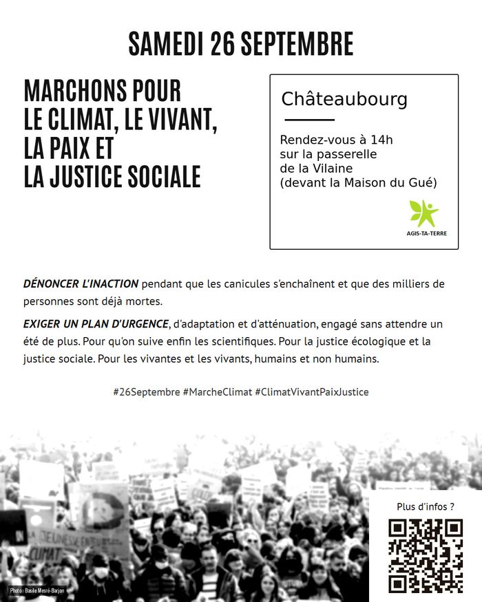 Marche pour le climat, le vivant, la paix et la justice sociale