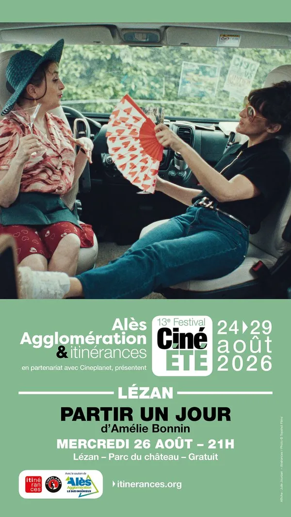 Projection en plein-air à Lézan