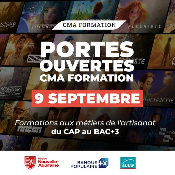JPO de rentrée - CMA Formation Niort Parthenay