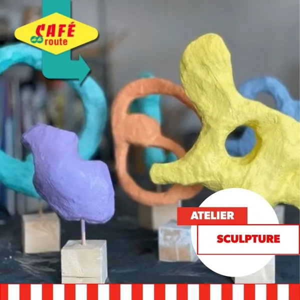 🎨 Atelier sculpture – Parents & enfants – Inspiration Memphis