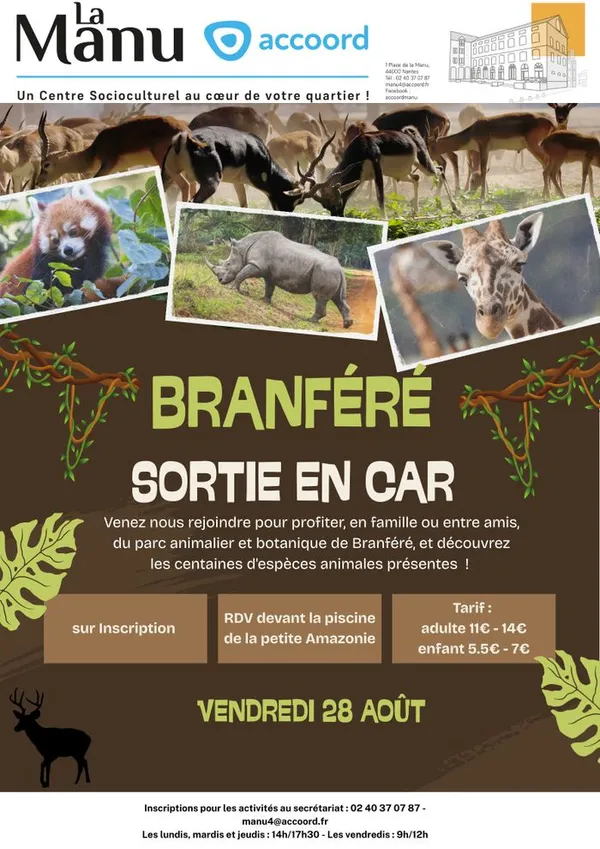 Sortie à Branféré