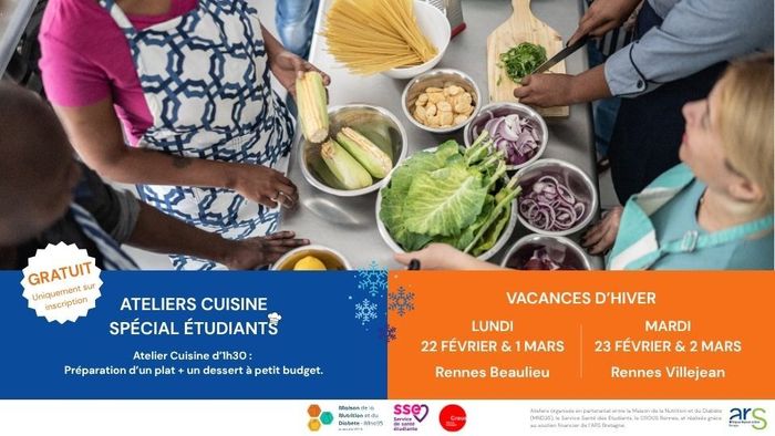 Ateliers cuisine - Spécial étudiants