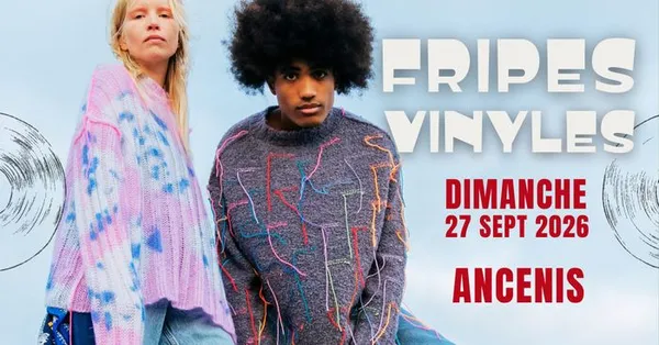 Grande vente de fripes et vinyles - Dimanche 27 Septembre à Ancenis (44)