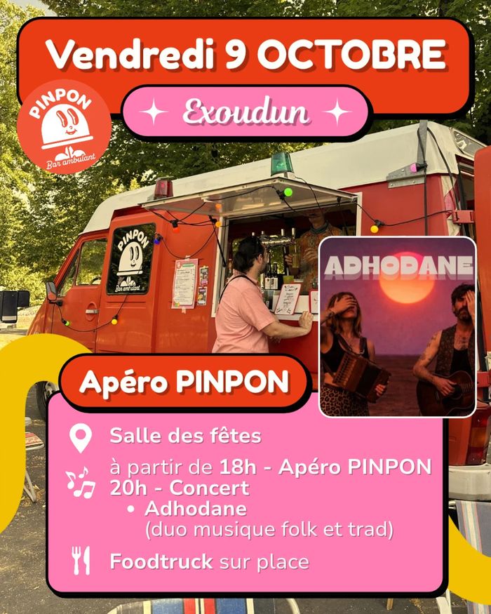 Adhodane avec PINPON - Bar ambulant à Exoudun