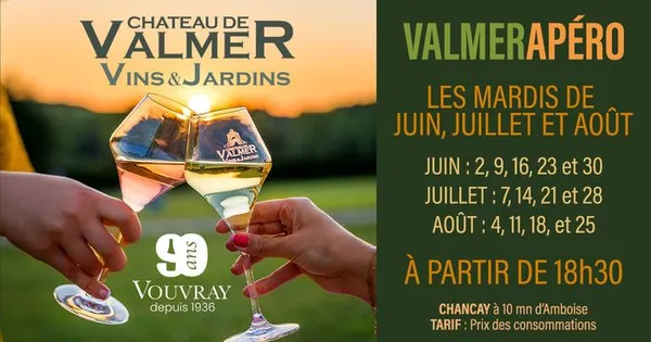 Valmerapéros les mardis de juin, juillet et août 2026