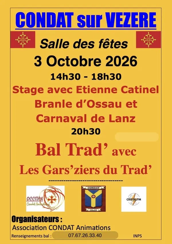 Stage et bal trad