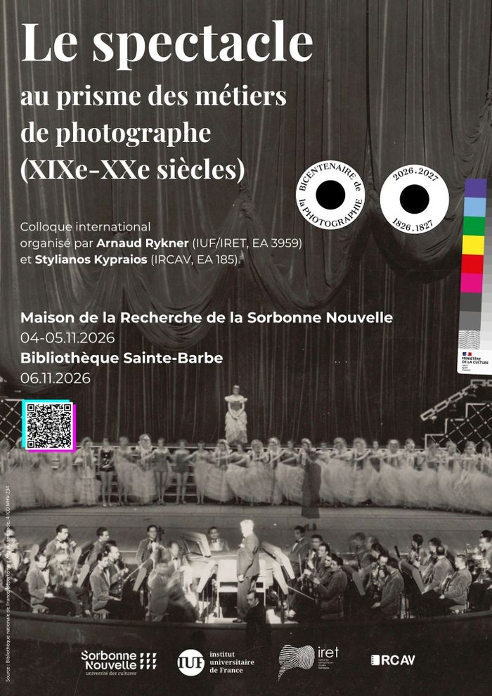 Le spectacle au prisme des métiers de photographe (XIXe-XXe siècles)