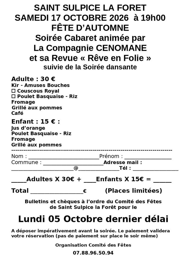 Fête d'Automne