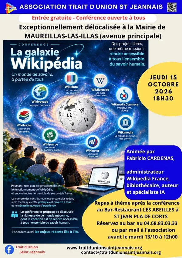 Conférence sur "La galaxie Wikipédia" par Fabricio Cardenas