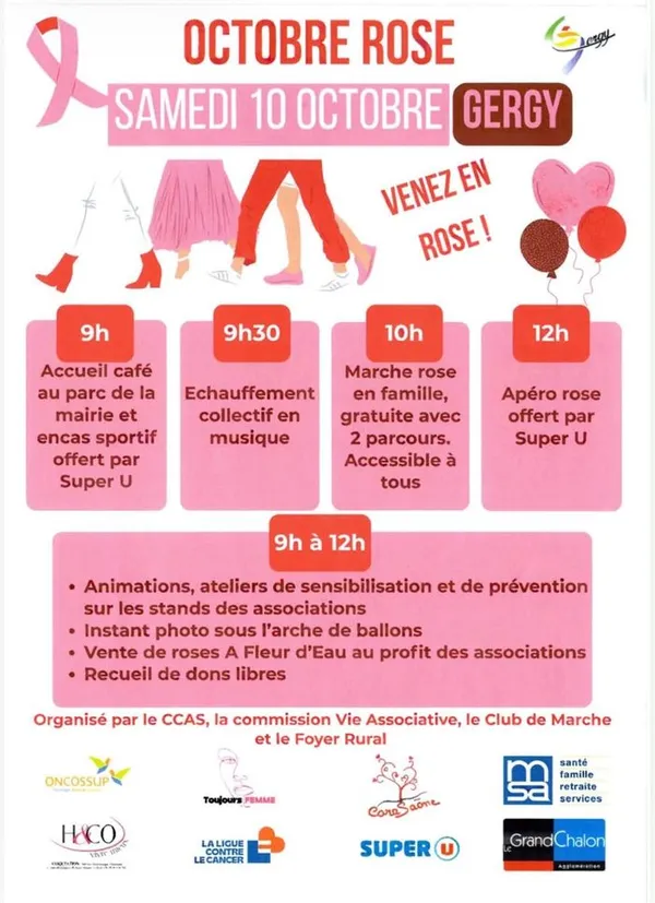 Octobre rose à Gergy
