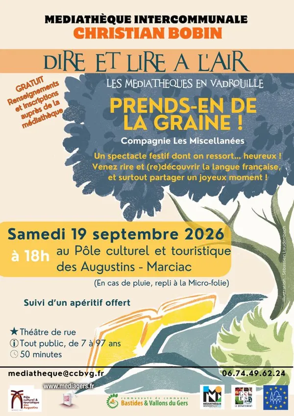 Spectacle "Dire et lire à l'air"