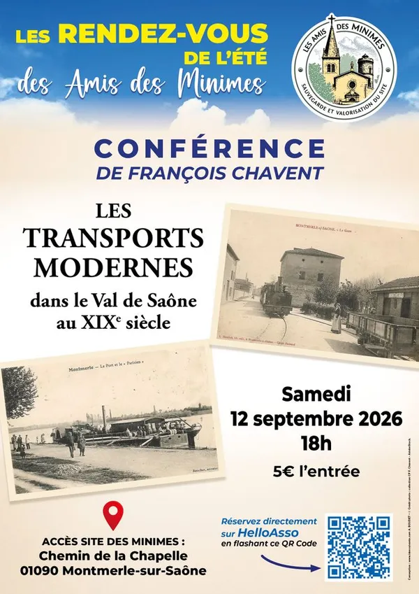 [CONFÉRENCE] Les transports modernes dans le Val de Saône au 19e s