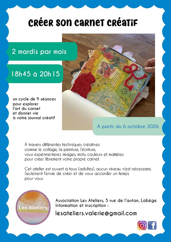 Atelier carnet créatif