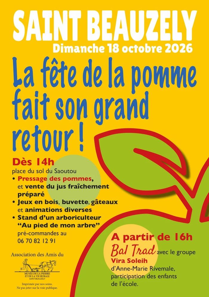 Bal Trad à la Fête de la Pomme à St Beauzély