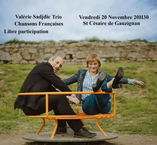 Trio Chansons Françaises, réservations recommandées.