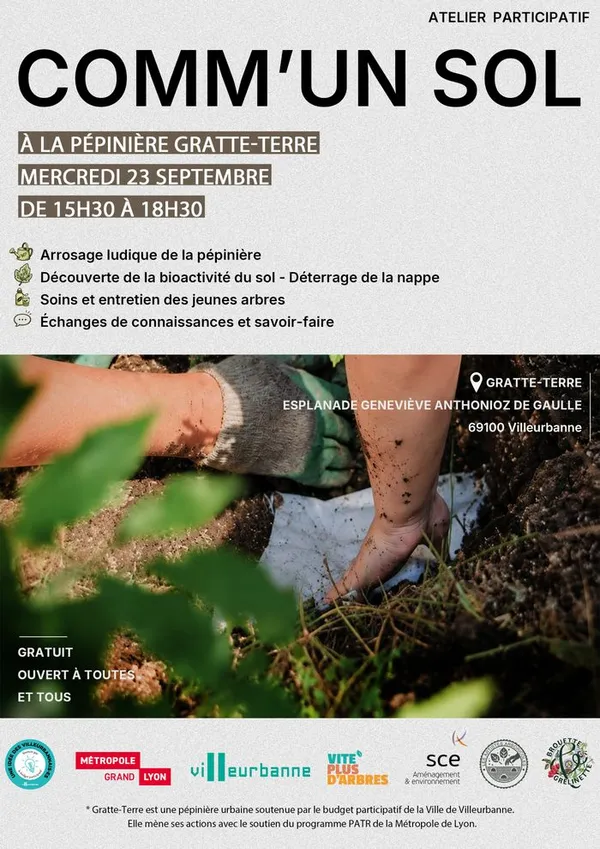 COMM’UN SOL – Rencontre à Gratte-Terre
