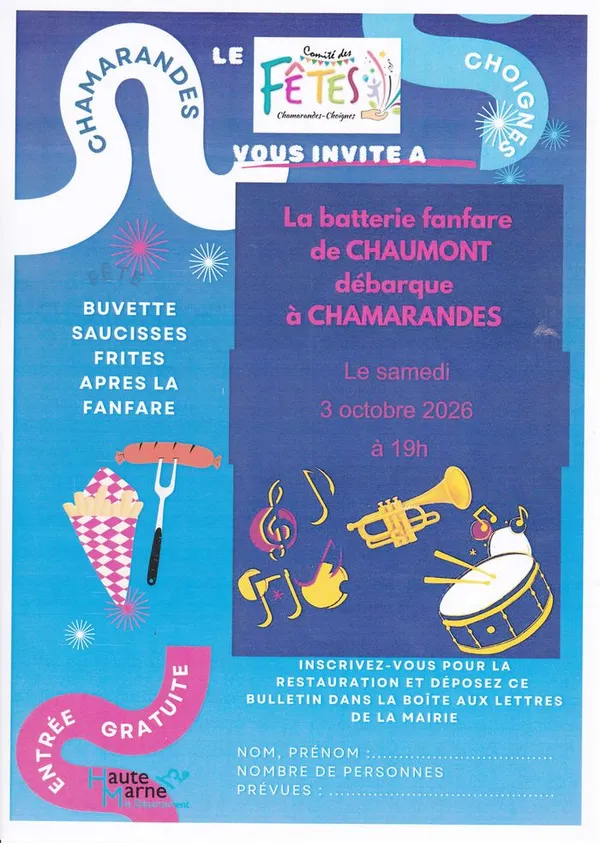 Concert de la batterie fanfare de Chaumont