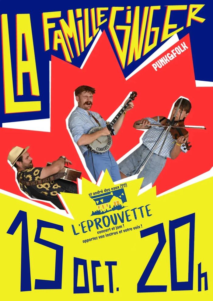 La famille ginger's jam à l'éprouvette