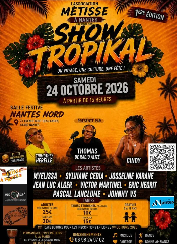 Le Show Tropikal de Métisse à Nantes