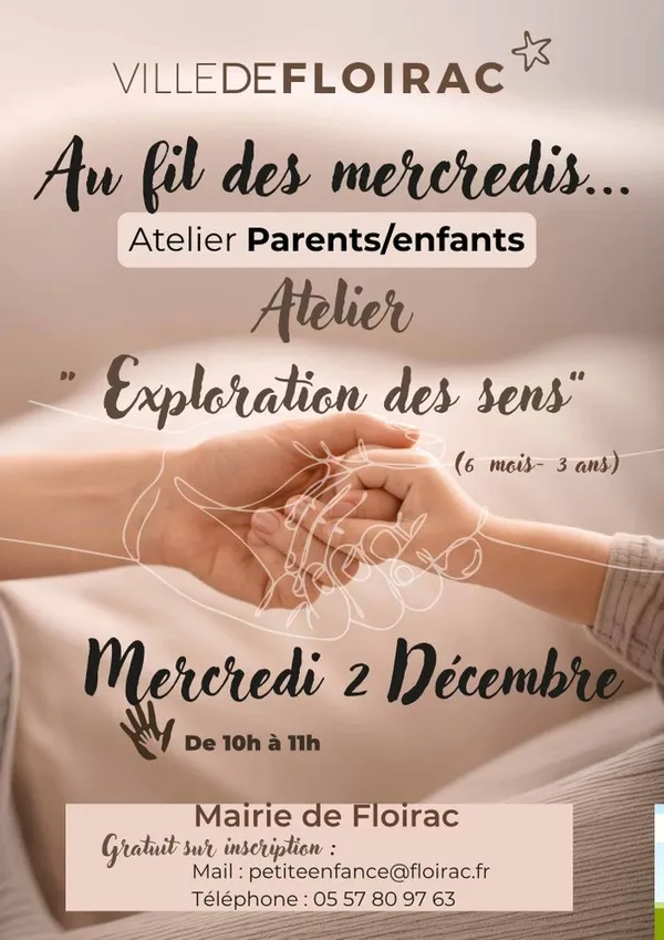 Atelier parents enfants "Exploration des sens"