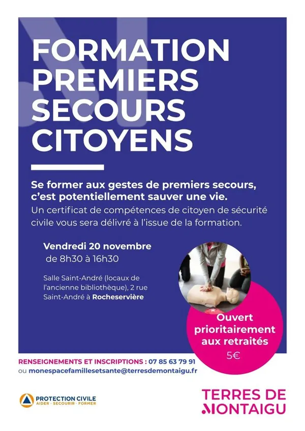 Formation Premiers Secours Citoyens