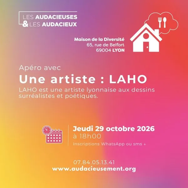 Apéro avec une artiste : rencontrez LAHO
