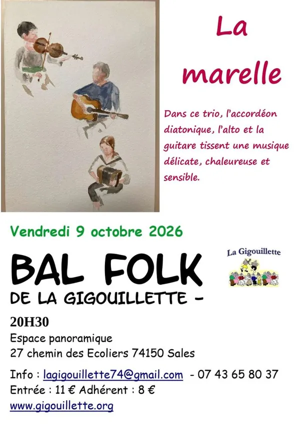 Bal Folk à Sales avec la Gigouillette et La marelle