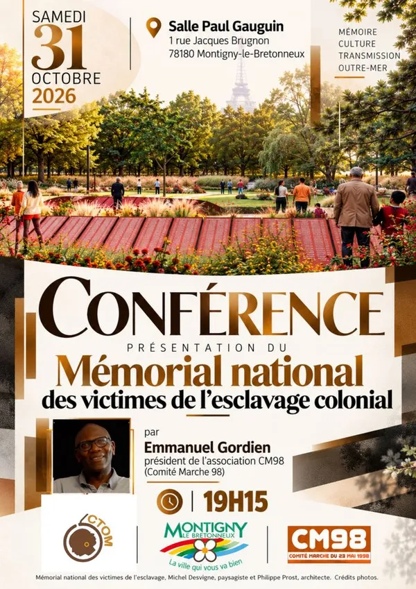 Présentation du mémorial des victimes de l'esclavage colonial