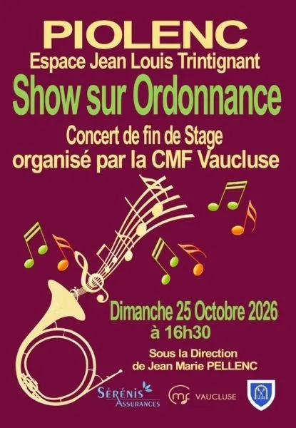 Concert Show sur Ordonnance