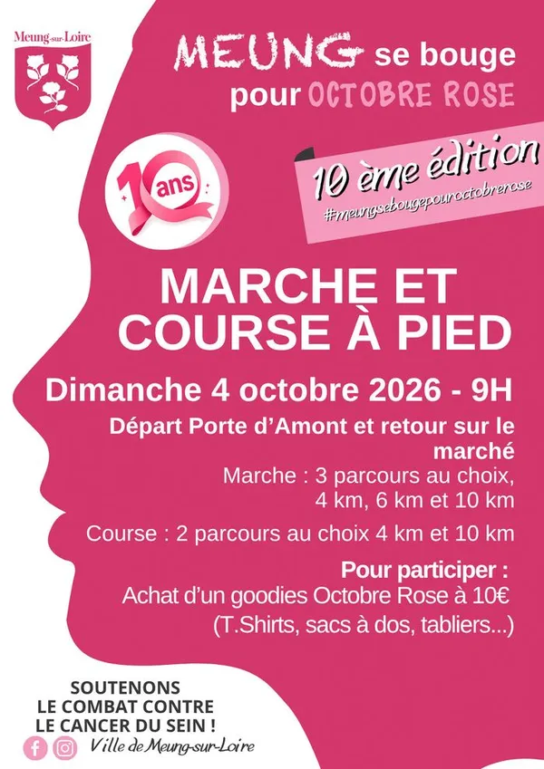 OCTOBRE ROSE / MARCHE & COURSE