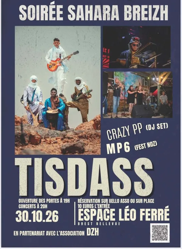 Concert Blues Tuareg / Trad BZH ! + DJ set