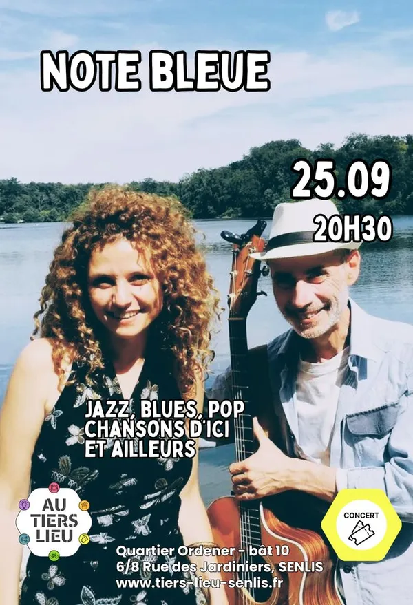 Concert du groupe Note Bleue : jazz, blues, pop, chansons d’ici et ailleurs