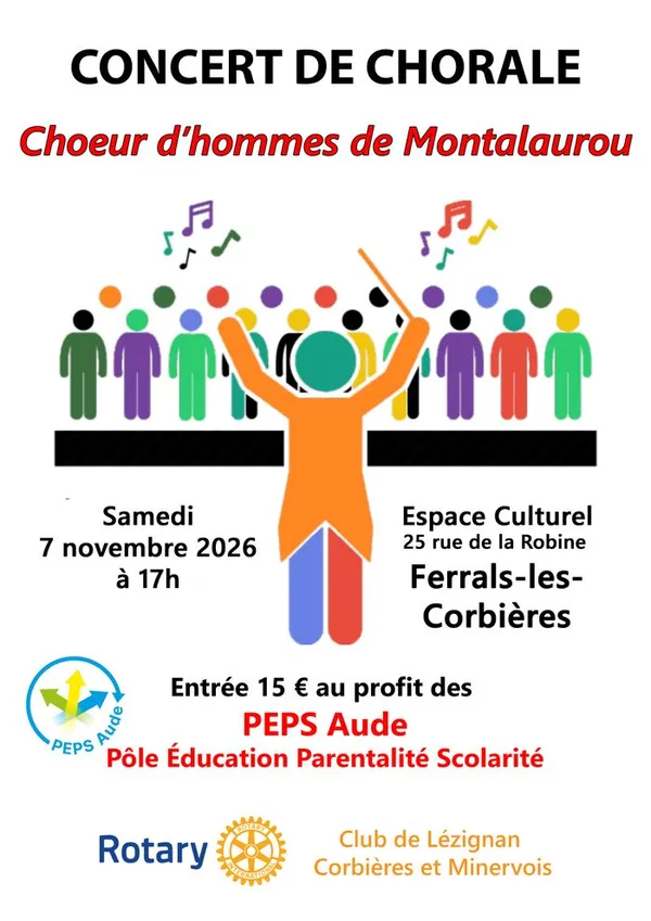 Concert de Chorale - Chœur d'hommes de Montalaurou