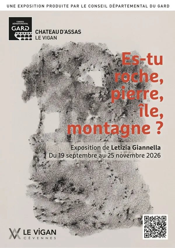 Vernissage exposition "Es-tu roche, pierre, île, montagne ?" de Letizia Giannella