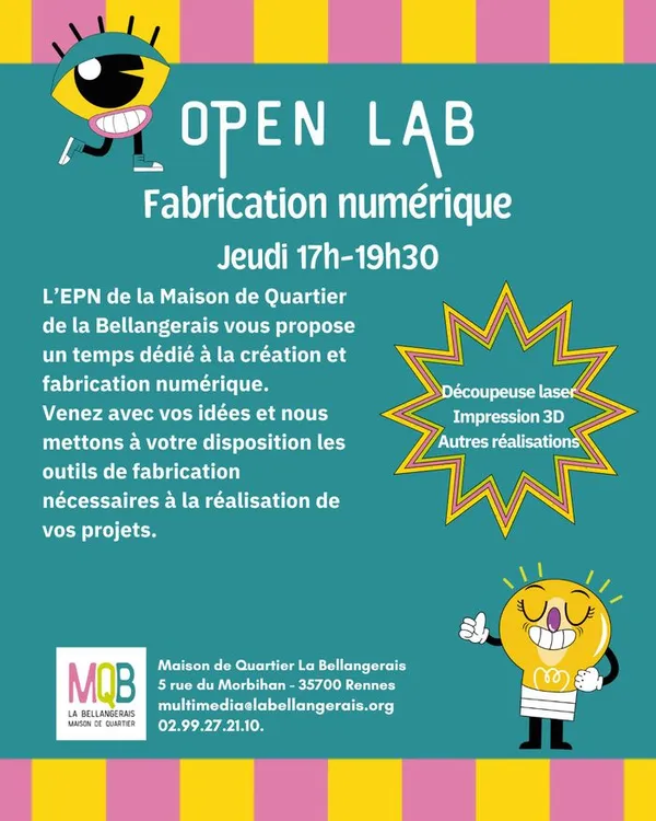 OPEN LAB - Nouveaux horaires