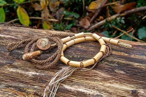 Vivre sa Nature - Bracelet en fibres d'ortie et sureau