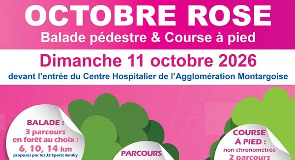 Octobre Rose - Balade pédestre & Course à pied