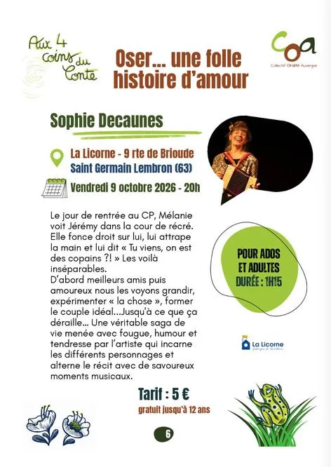 Oser une folle histoire d'amour par Sophie Decaunes