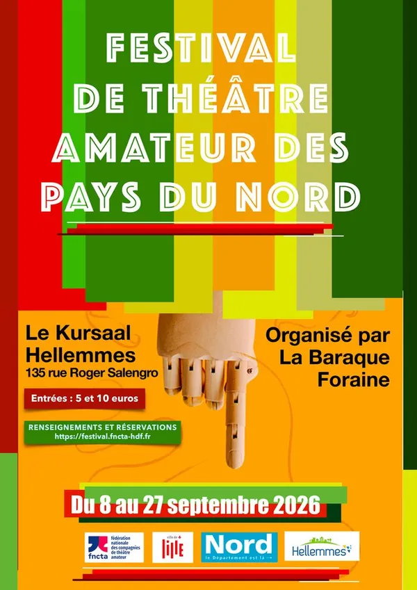 Festival de théatre amateur des pays du Nord - Du 8 au 27/9