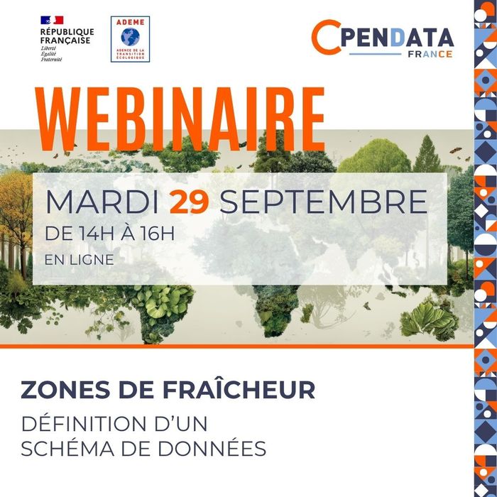 Webinaire : zones de fraîcheur, définition d'un schéma de données